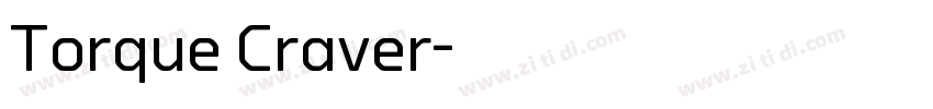 Torque Craver字体转换